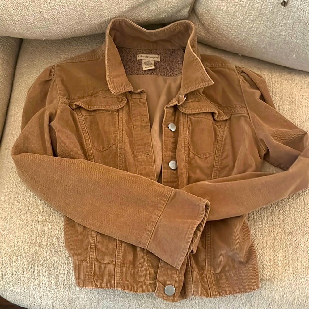 At Last & Company large juniors courderoy jacket